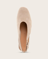 GENTLE SOULS - Kellis Stretch Suede Slingback Heel