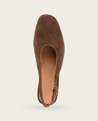 GENTLE SOULS - Kellis Stretch Suede Slingback Heel