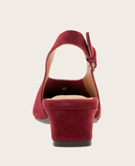 GENTLE SOULS - Kellis Stretch Suede Slingback Heel