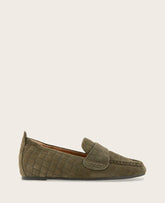 GENTLE SOULS - Sophie Suede Embossed Loafer