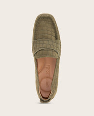 GENTLE SOULS - Sophie Suede Embossed Loafer