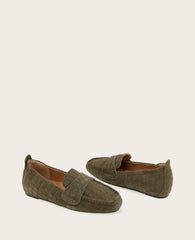 GENTLE SOULS - Sophie Suede Embossed Loafer