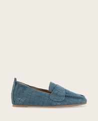 GENTLE SOULS - Sophie Suede Embossed Loafer
