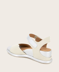 GENTLE SOULS - Jalleen Metallic Combo Ankle Strap Wedge