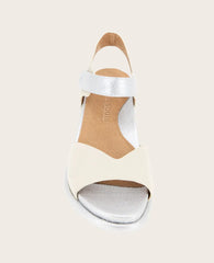 GENTLE SOULS - Jalleen Metallic Combo Ankle Strap Wedge