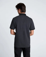 Contrast Placket Short Sleeve Polo