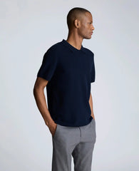 Short Sleeve Polo Sweater
