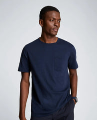 Crew Neck Tee with Pocket