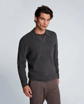 Long Sleeve Johnny Collar Polo