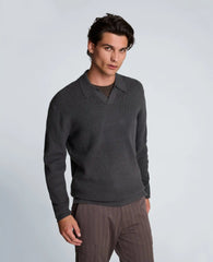 Long Sleeve Johnny Collar Polo