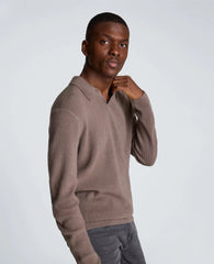 Long Sleeve Johnny Collar Polo