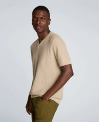 Johnny Collar Henley Sweater