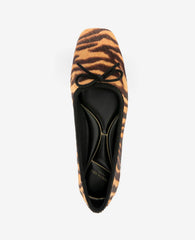 Carriah Calf Hair Bow Tie Ballet Flat