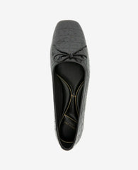 Carriah Embossed Croco Bow Tie Ballet Flat
