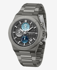 Dress Sport Chronograph Multi Tone Dial Stainless Steel Bracelet Watch