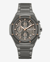 Dress Sport Chronograph Two-Tone Stainless Steel Bracelet Watch