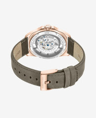 Skeleton Automatic Strap Watch