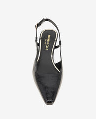 Martha Patent Slingback Kitten Heel