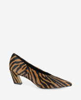 Ophelia Tiger Calf Hair Heel
