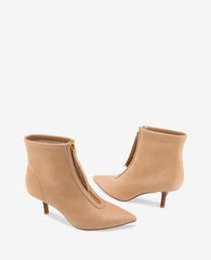 Udaya Leather Heel Bootie