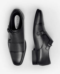 Charles Double Monk Strap Cap Toe Oxford
