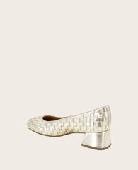 GENTLE SOULS - Lancine Metallic Woven Heel