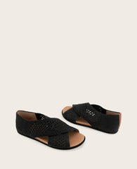GENTLE SOULS - Laniey Knit X-Band Leather Sandal