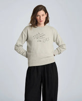 Lingua Franca Read Between The Lies Unisex Cotton Crewneck Sweater