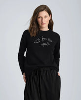 Lingua Franca Free The Speech Unisex Cotton Crewneck Sweater