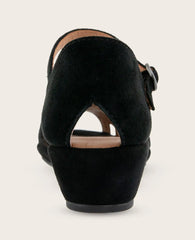 GENTLE SOULS - Loren Suede Perforated Peep-Toe Sandal