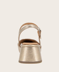 GENTLE SOULS - Lucinda Metallic Closed Toe Strap Sandal
