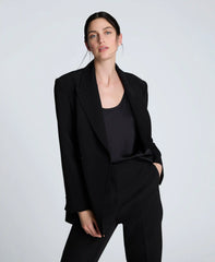 Luxe Twill Double Breasted Jacket