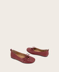 GENTLE SOULS - Marilyn Leather Pleated Ballet Flat