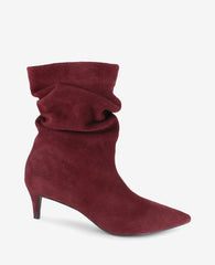 Marsha Suede Kitten Heel Bootie