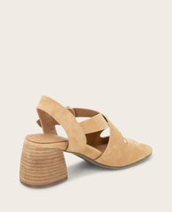 GENTLE SOULS - Mela Suede Cross Strap Sandal