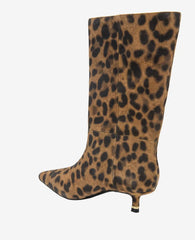 Meryl Suede Leopard Bootie