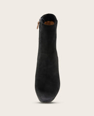 GENTLE SOULS - Nash Suede Side Zip Wedge Bootie