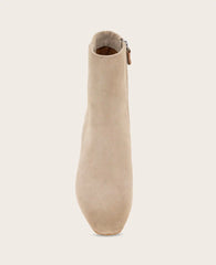 GENTLE SOULS - Nash Suede Side Zip Wedge Bootie