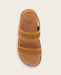 GENTLE SOULS - Nico Nubuck Whip Stitch Band Sandal