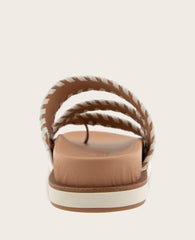 GENTLE SOULS - Niles Embossed Whip Stitch band Sandal
