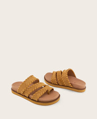 GENTLE SOULS - Niles Suede Whip Stitch band Sandal