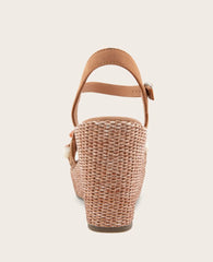 GENTLE SOULS - Nolina Stone Embellished Espadrille Wedge