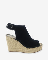 Olivia Suede Espadrille Wedge Sandal
