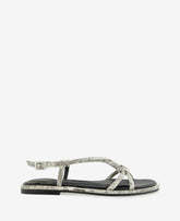 Paria Embossed Knot Detail Sandal