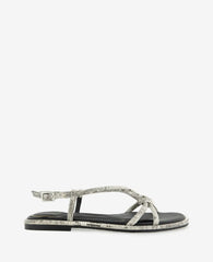 Paria Embossed Knot Detail Sandal