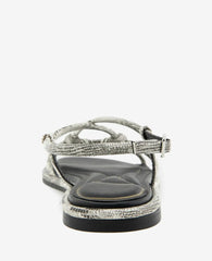 Paria Embossed Knot Detail Sandal