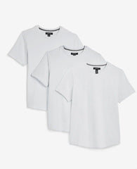 Performance Crew Neck Bundle | White 3-Pack