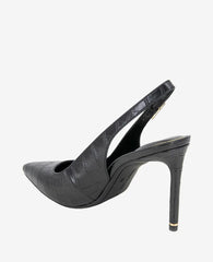 Quinnly Leather Croco Slingback Heel