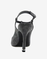 Romi T-Strap Suede Slingback Heel