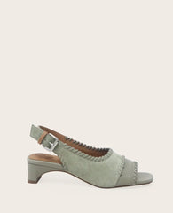 GENTLE SOULS - Samarra Suede Braided Detail Slingback Heel